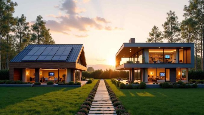 Maison verte vs maison connectée : le duel de l'avenir