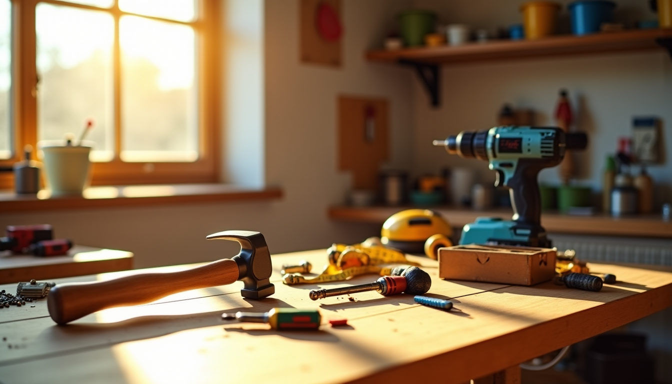 Quels outils essentiels pour le bricolage à la maison ?